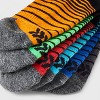 Kids' 6pk Striped No Show Socks - All In Motion™ Black - image 3 of 3