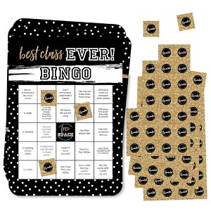 Big Dot of Happiness Reunited - Classmate Bingo Cards and Markers - School Class Reunion Party Bingo Game - Set of 18 - 1 of 4
