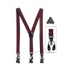 Gioberti Men's Convertible Suspenders, Bow Tie, and Hanky Set - 2 of 3