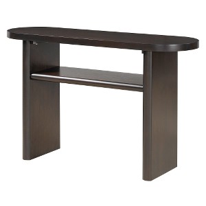LIVAREEmlen Elegant Minimalist Console Table with Rounded Edges and Sturdy Shelf Design for Entryway, Living Room - 1 of 4