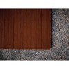 42"x48" Standard Chair Floor Mat Walnut - Anji Mountain: Rectangle Office Protector, Felt Backing, Indoor Use - 2 of 4