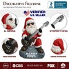 Merry Vibes Rockstar Santa Christmas Figurine, 10" Rock n Roll Lover Gift Garden Statue| OrnamentallyYou - 2 of 4