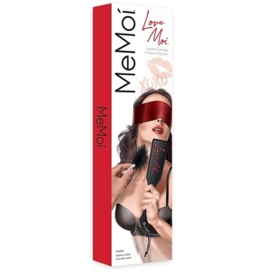 Memoi 4 Piece Set Women's Lovers Fantasy Beginners Role Play Kit Black One Size - 1 of 3