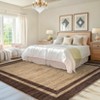 Rugs for Living Room Bedroom Washable Bordered Area Rug Non-Slip Modern Rugs Border Floor Carpet - 2 of 4