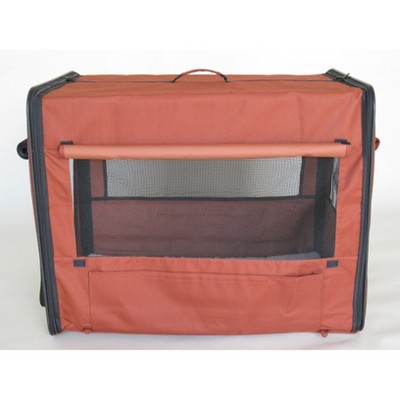 Extra Large Brown Soft Sided Folding Dog Crate