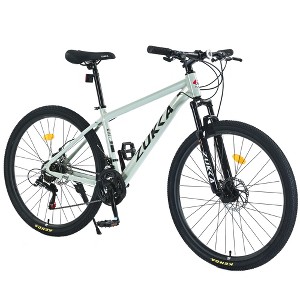 VASIP 27.5 inch 21-Speed Mountain Bike for Adults & Teens, Aluminum Alloy Frame with Front Suspension,Blue - 1 of 4