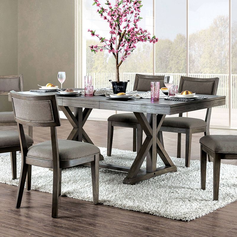 78&#34; Rawlins Rectangular Extendable Dining Table Gray - HOMES: Inside + Out, 3 of 6