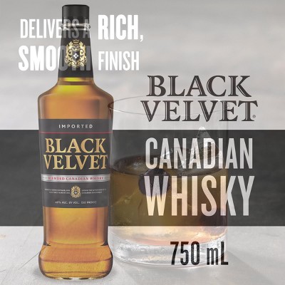 Black Velvet Canadian Whisky - 750ml Bottle : Target