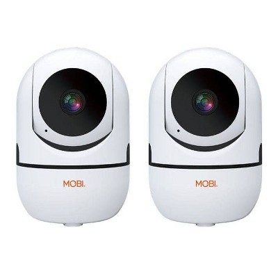 MobiCam HDX WiFi Pan and Tilt Baby Monitors - 2pk