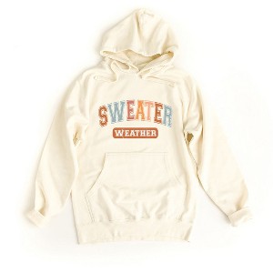 Simply Sage Market Women's Graphic Hoodie Varsity Sweater Weather - 1 of 2