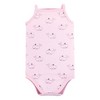 Hudson Baby Infant Girl Cotton Sleeveless Bodysuits, Whaley Cute Girl - image 4 of 4