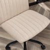 SEVOBAL Task and Office Chairs Swivel Office Chair Adjustable Computer Task Chair Ergonomic Desk Chair for Home Office, Beige, 21.65"*20.87"*9.84" - 3 of 4