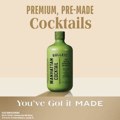 Bulleit Bourbon Manhattan Ready To Drink - 375ml Bottle