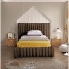 Meridian Furniture,Nico Velvet Bed - 3 of 4