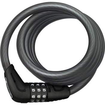 ABUS Star 4508 Combo Coiled Cable Lock Black 150cm x 8mm Without Bracket
