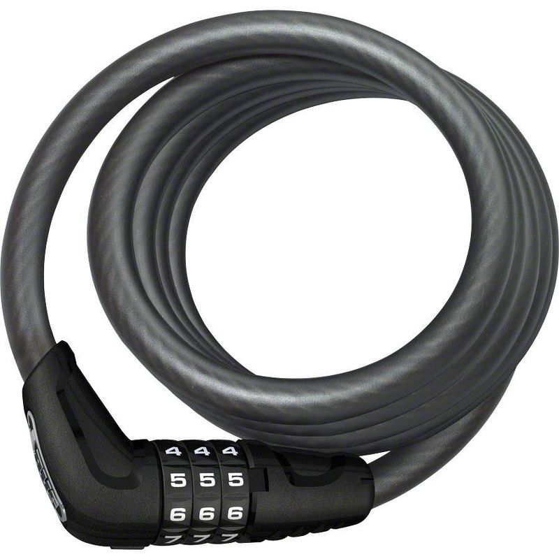 ABUS Star 4508 Combo Coiled Cable Lock Black 150cm x 8mm Without Bracket, 1 of 2