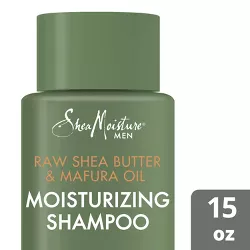 SheaMoisture Men Moisturizing Shampoo - Raw Shea Butter & Mafura Oil - 15 fl oz