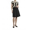 Women's Crochet Short Sleeve Sweater - Aaron & Amber - 2 of 2