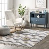 Nuloom Kirsty Colorful Checkers Kids Tassel Indoor Area Rug, 4' x 6', Beige - 2 of 4