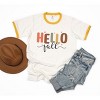 Simply Sage Market Women's Hello Fall Stars Short Sleeve Ringer Tee - 2 of 3