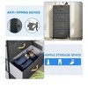 Dresser with 4 Drawers ,Fabric Storage Tower, Organizer Unit for Living Room, Hallway, Closets,Sturdy Steel Frame, Wooden Top - 4 of 4