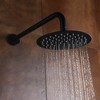 Sumerain Modern Black Shower Faucet with Rain Showerhead Wall Mount Single Handle Shower Only Faucet - 4 of 4