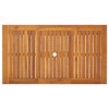 vidaXL Patio Table 55.1Inchx31.5Inchx29.1Inch Solid Acacia Wood - 4 of 4