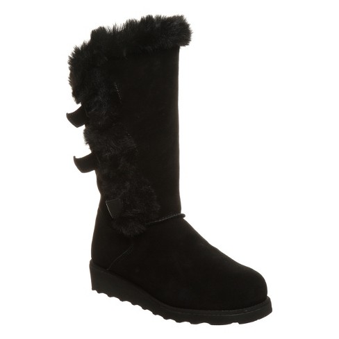 Bearpaw black 2024 suede boots