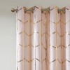 PAGED Metallic Print Total Blackout Curtains for Bedroom,Window Curtain Panels with Grommet Top,Curtains for Living Room,Machine Washable - 2 of 4