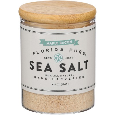 Florida Pure Sea Salt Maple Bacon Infused - Case Of 6 - 4.5 Oz : Target