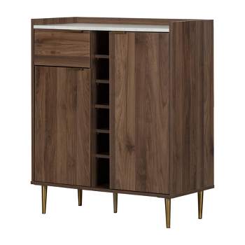 Hype 2-Door Buffet Server with Storage Walnut - South Shore