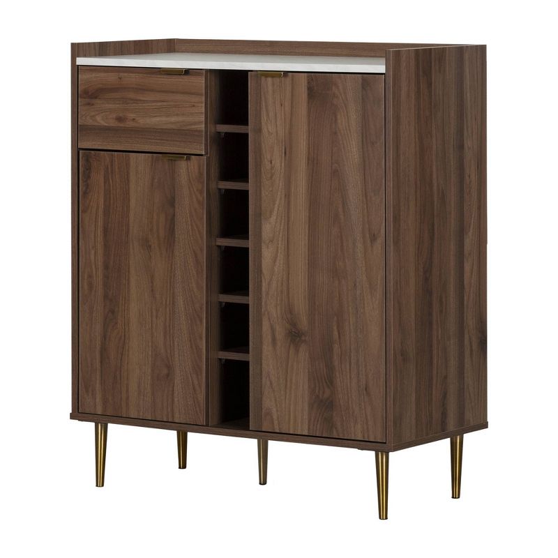Hype 2-Door Buffet Server with Storage Walnut - South Shore, 1 of 13