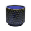 Cheung's Parlora Crossed Diagonal Pattern Straight Side Ceramic Pot - Blue - 3 of 4