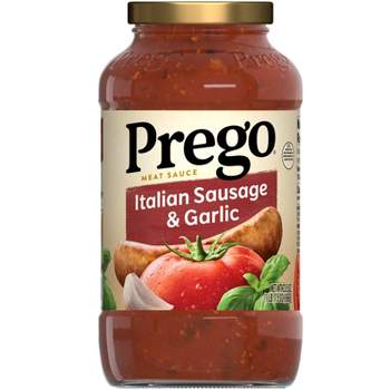 Prego Pasta Sauce Tomato Sauce with Italian Sausage & Garlic - 23.5oz