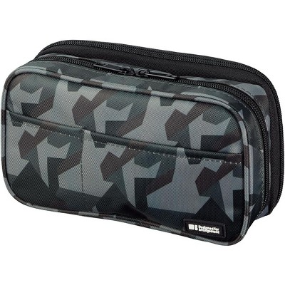 Paaaawaters Zipper Pencil Case, 7.9 x 2.0 x 4.7 Inches, Black