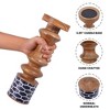 Mela Artisans Grammarcy Blue Candleholder Set of 3 - 4 of 4