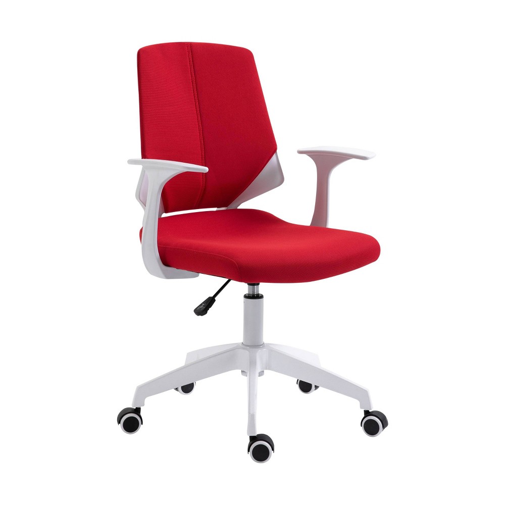 Photos - Computer Chair Height Adjustable Mid Back Office Chair Red - Techni Mobili