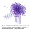 Unique Bargains Large Gift Wrapping Bows Chiffon Pull Bow Ribbon 15 Pcs - 4 of 4