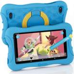Contixo V10+ 7" Kids Tablet, 2GB RAM, 32GB Storage, Android 11 GO, Learning Tablet for Children with Teacher’s Approved Apps, Protection Case