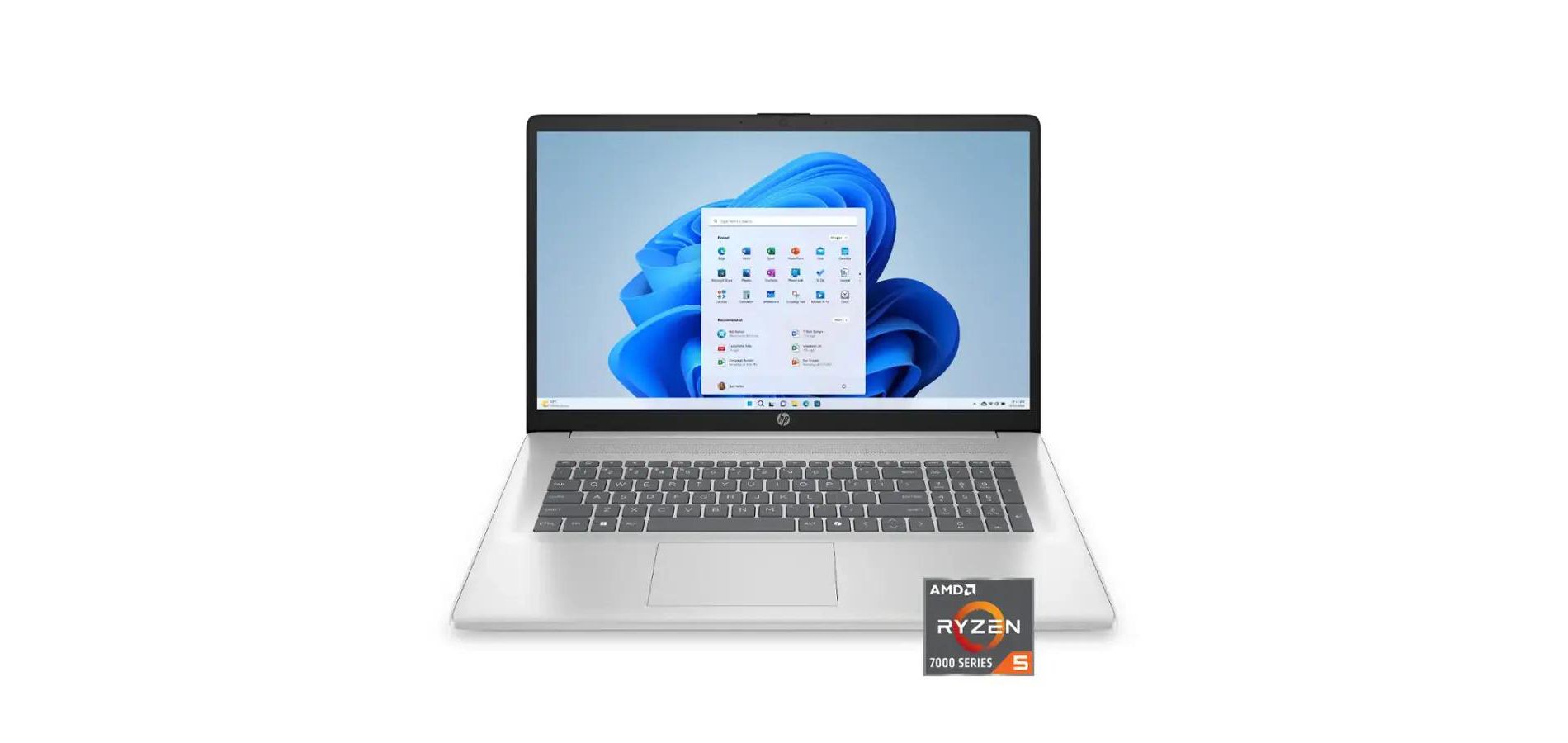 HP 17.3” Full HD Laptop, AMD Ryzen 5 7520U, 8GB RAM, 512GB SSD, Windows 11 Home