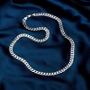 Ross-Simons Men's 8mm Sterling Silver Curb Link Necklace Size 24 - 2 of 3