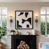 DORESshop 5 in. 1-Light 2-Pack Black Gold Crystal Wall Sconces, Modern Wall Lights for Bedroom, Mirror, or Bathroom Vanity - 4 of 4