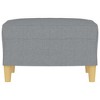 vidaXL Footstool Dark Gray 27.6 in.x21.7 in.x16.1 in. Microfiber Fabric - 3 of 4