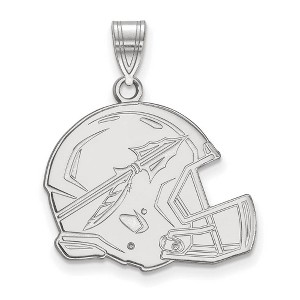 Black Bow Jewelry 10k White Gold Florida State Seminoles NCAA Large Pendant - 1 of 3