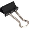 ACCO Small Binder Clips Steel Wire 5/16" Cap 3/4"w Black/Silver Dozen 72020 - 4 of 4