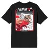 Friday The 13th Mask Mirror & Bloody Hand Crew Neck Short Sleeve Men's Black T-shirt - 2 of 4