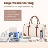 Travel Duffle, Women's Weekender Bags with Wet Pocket - Carry On, Overnight, - 4 of 4