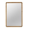 Grungis Rectangle Wall Mirrors with Wood Frame,Farmhouse Accent Wall-Mounted Mirror for Living Room,Entryway,Office - 3 of 4