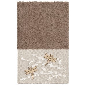 Linum Home Textiles 100% Turkish Cotton BRAELYN Embellished Towel Set - 1 of 2