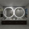 Apmir Super Bright Back LED Lighted Anti-Fog Round/Oval Wall Mirror with Tempered Glass & 3-Year Warranty - 4 of 4